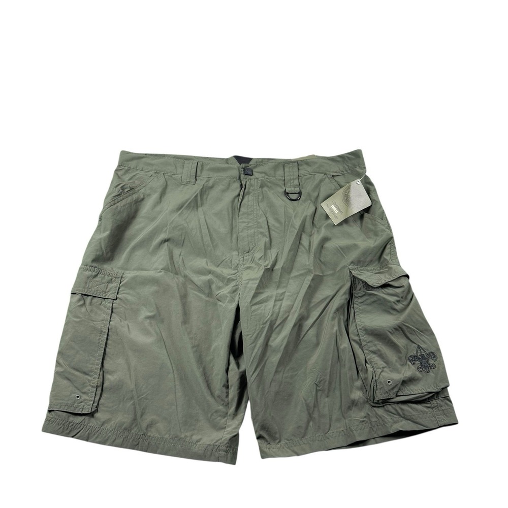 Boy Scouts Of America Green Nylon Centennial Uniform Short Women's XL NWT